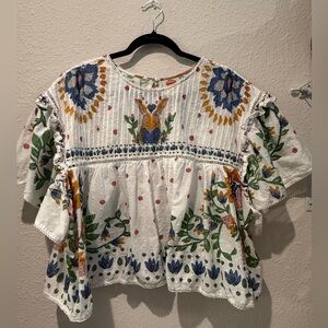 FARM RIO toucan blouse
